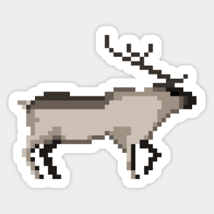 The reindeer Sticker